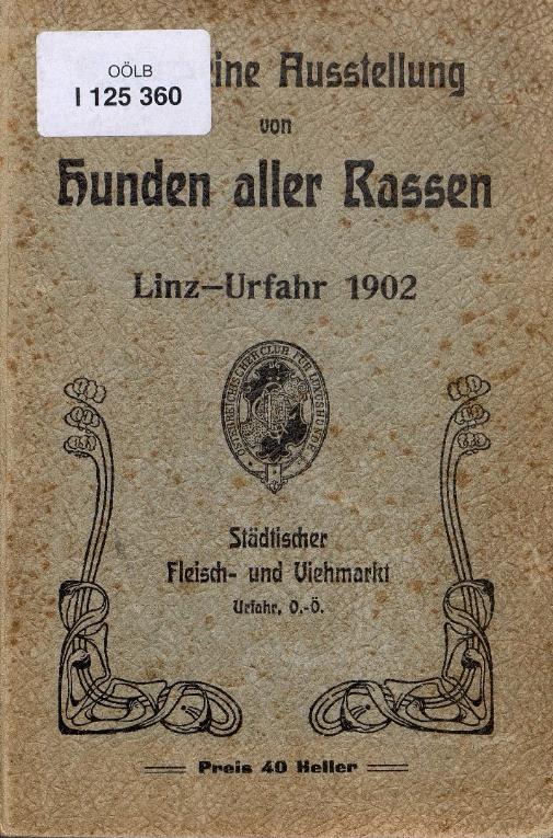 Katalog Allgemeinen Ausstellung Hunden 1902