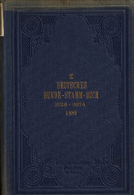 Deutsches Hunde-Stammbuch X